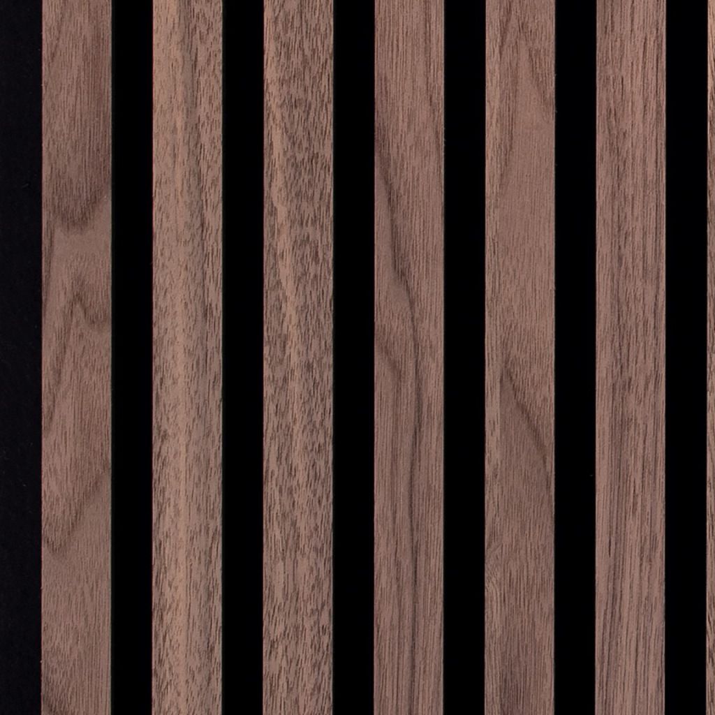 Silentlines Lattenwand Walnoot