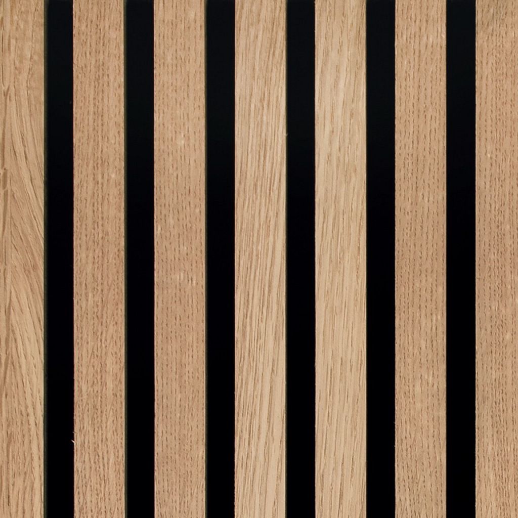 Silentlines Lattenwand Licht Eiken